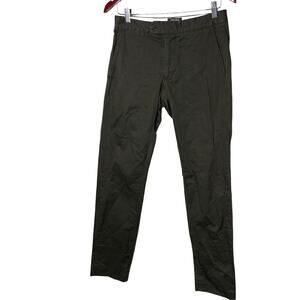Todd Snyder Ankle Chino Pants dark musty green Mens 28x32